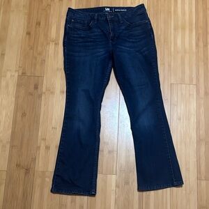 Lee Women's Dark Blue Flare Jeans